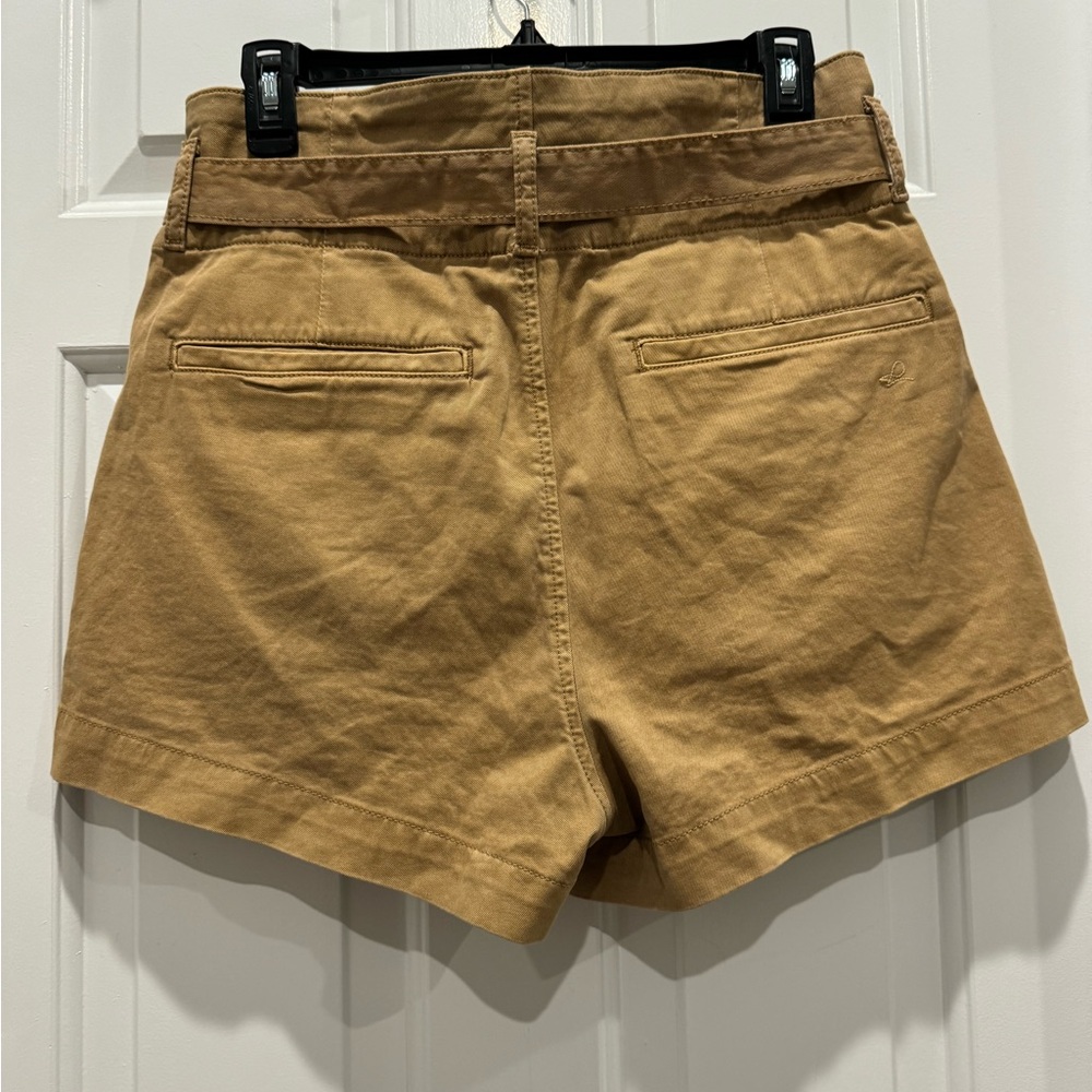 DL1961 Camile paperbag Short Women's Tan High-Waisted in Dijon size 29 - Picture 4 of 11